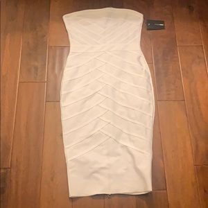 FASHIONOVA SHES so Vain Bandage Dress White M